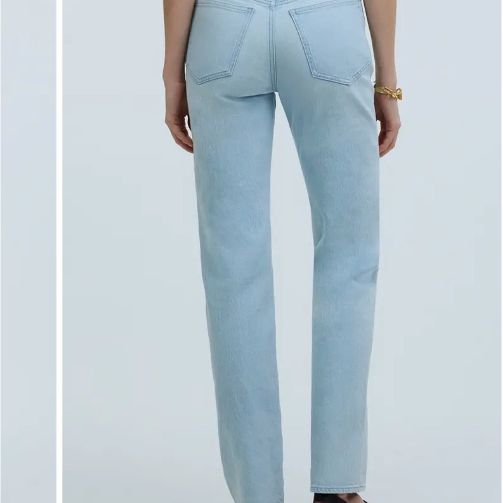 Madewell Women's Straight Leg Jeans in Light Blue
